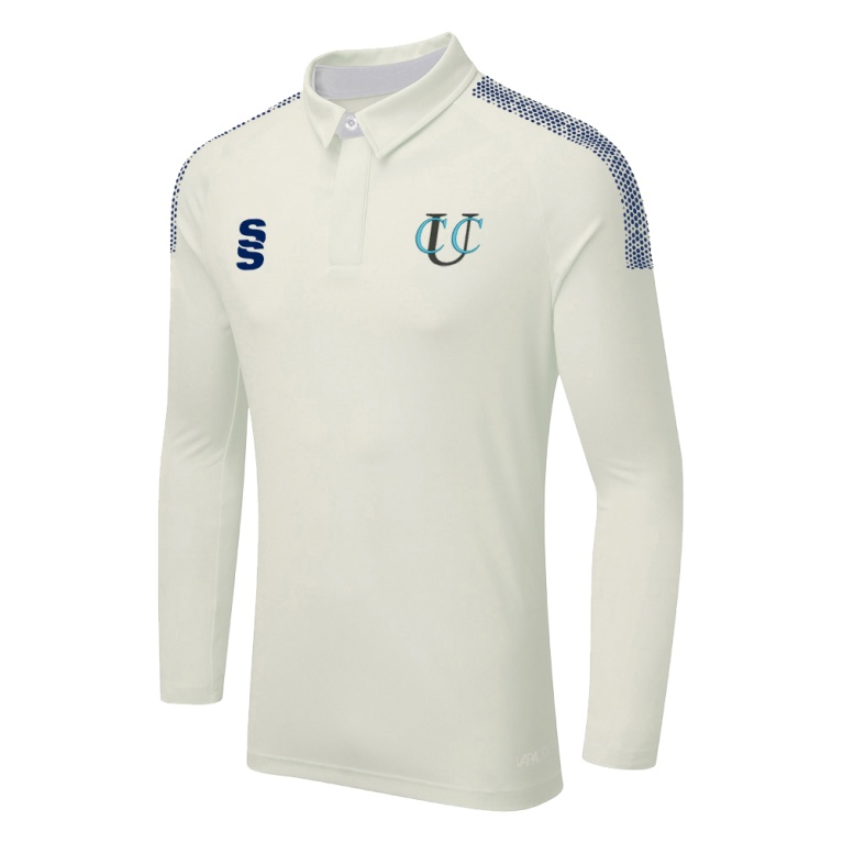 DUAL LONG SLEEVE CRICKET SHIRT (WOMENS)-Ivory